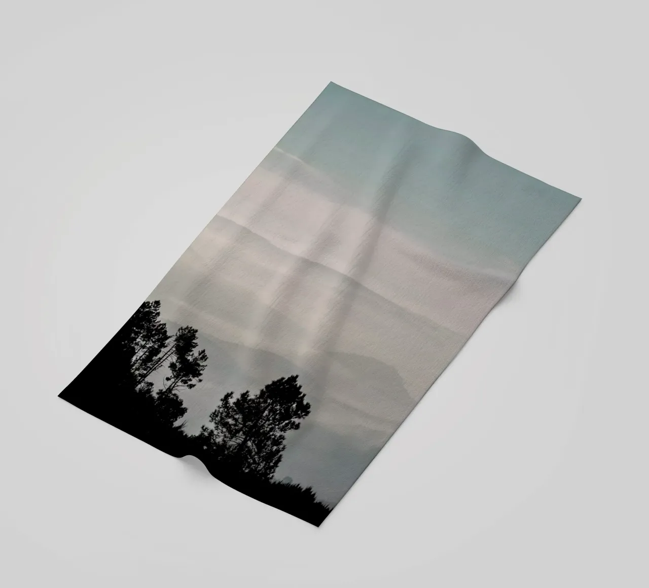 Mountain Range beach towel by Ingrid Beddoes