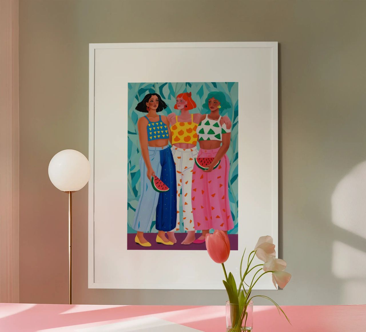 Fruitful Friendship Trio poster by Petal Canvas