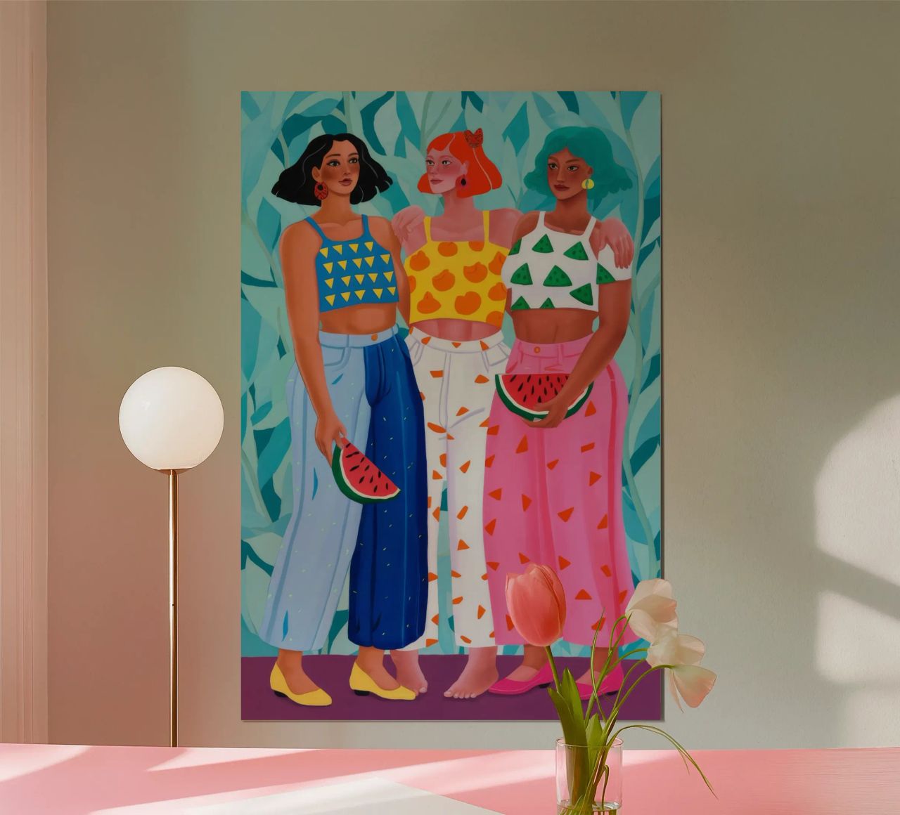 Fruitful Friendship Trio poster by Petal Canvas