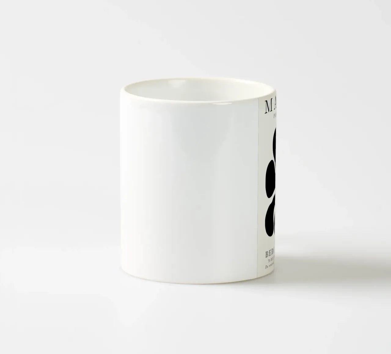 Poster della mostra "Papiers Découpés" di Matisse - Arte Astratta Pri tazza in ceramica da NorwesClub