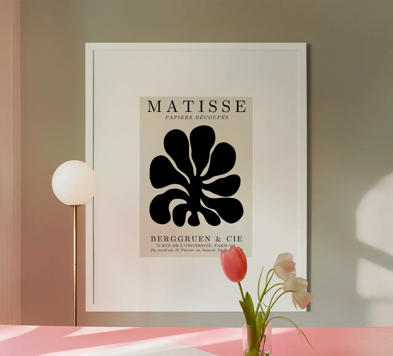 Matisse "Papiers Découpés" Tentoonstellingsaffiche - Abstracte Kunst Pri poster van NorwesClub