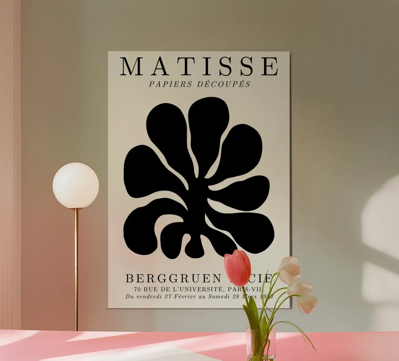 Matisse "Papiers Découpés" Tentoonstellingsaffiche - Abstracte Kunst Pri poster van NorwesClub