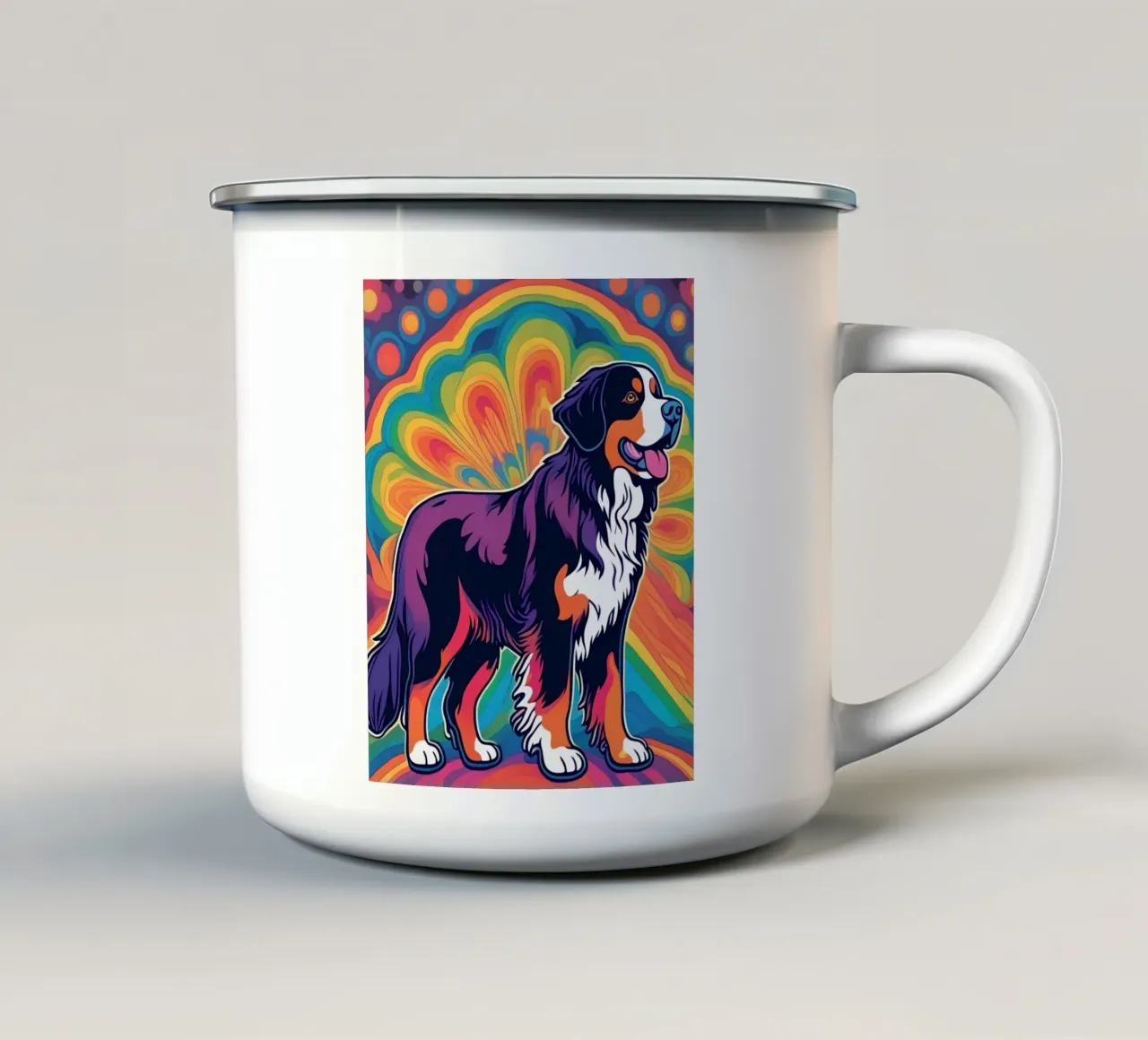 Bernersennen in Bunt #17 tazza in smalto da Yumis.Beargang.and.Me