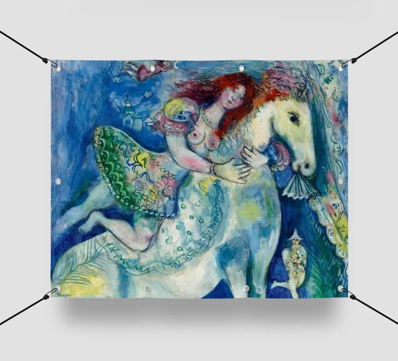 Marc Chagall Ballerina del circo telo in pvc da Kunze Gallery
