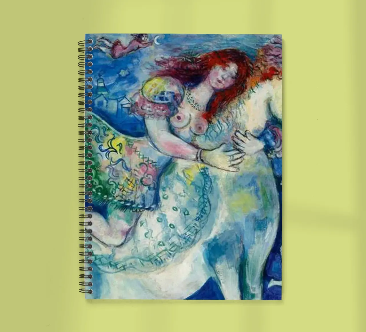 Marc Chagall Circus Dancer spiral notebook by Kunze Gallery