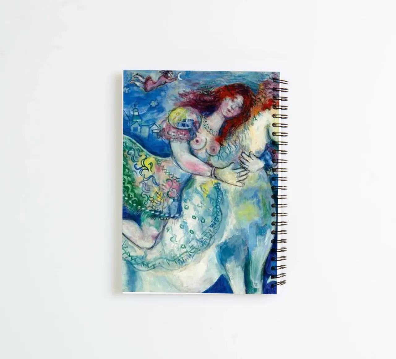 Marc Chagall Circus Dancer spiral notebook by Kunze Gallery
