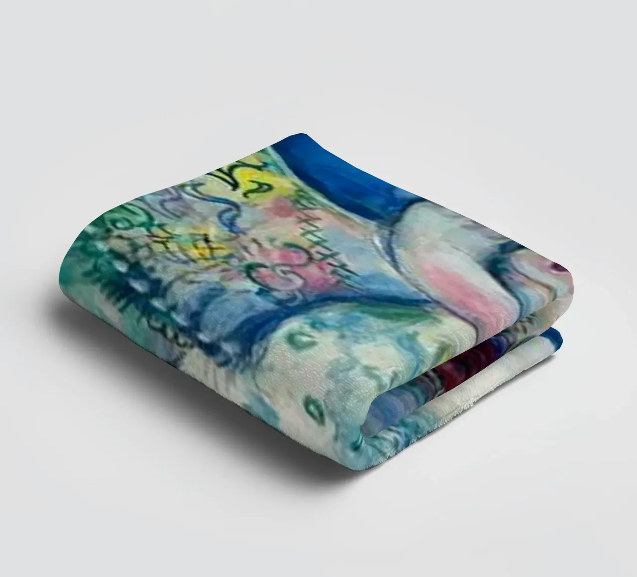 Marc Chagall Circus Dancer towel by Kunze Gallery