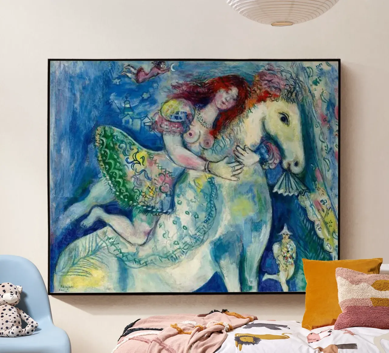 Marc Chagall Ballerina del circo plexiglass da Kunze Gallery