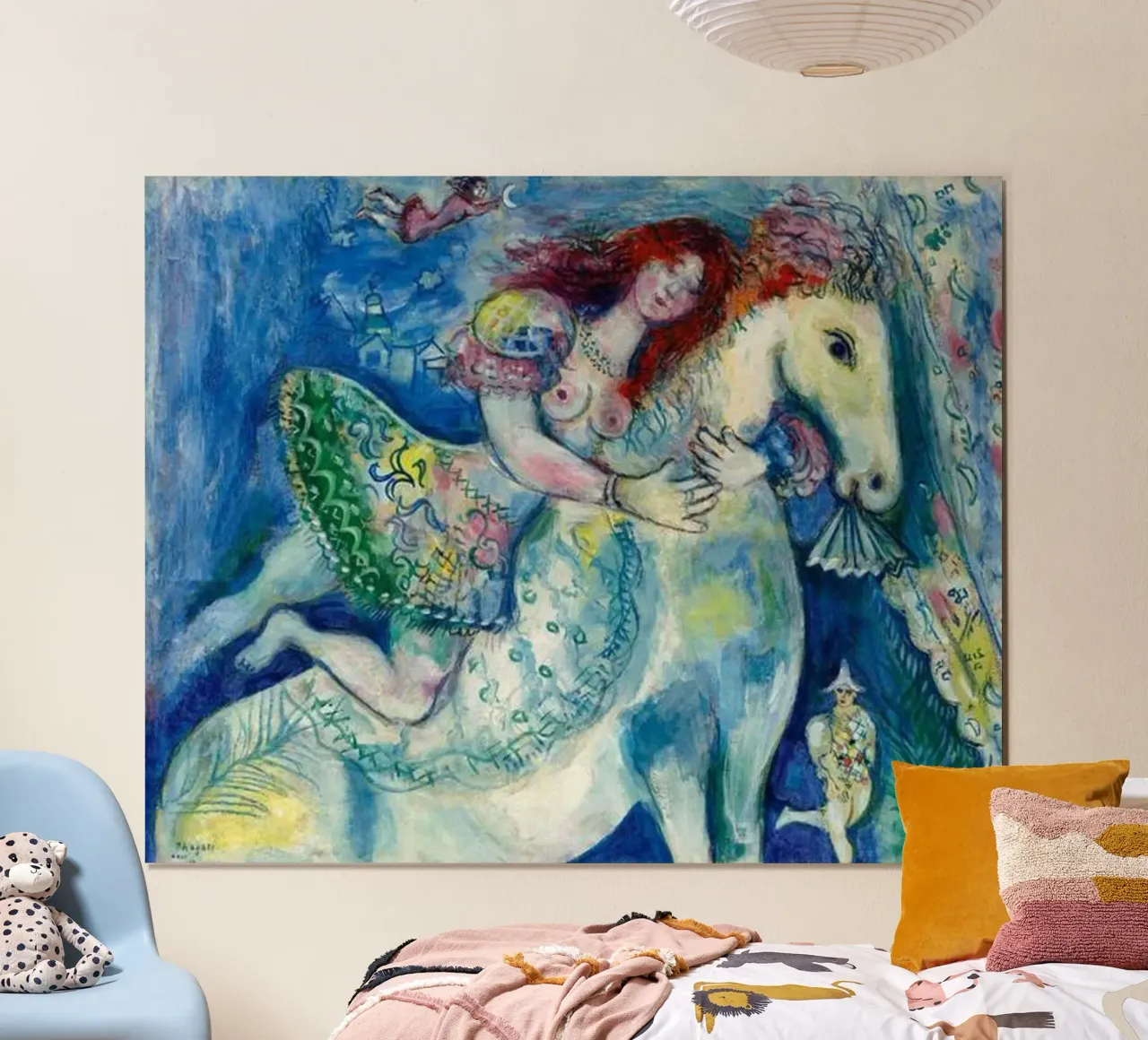 Marc Chagall Circus Dancer hahnemühle by Kunze Gallery