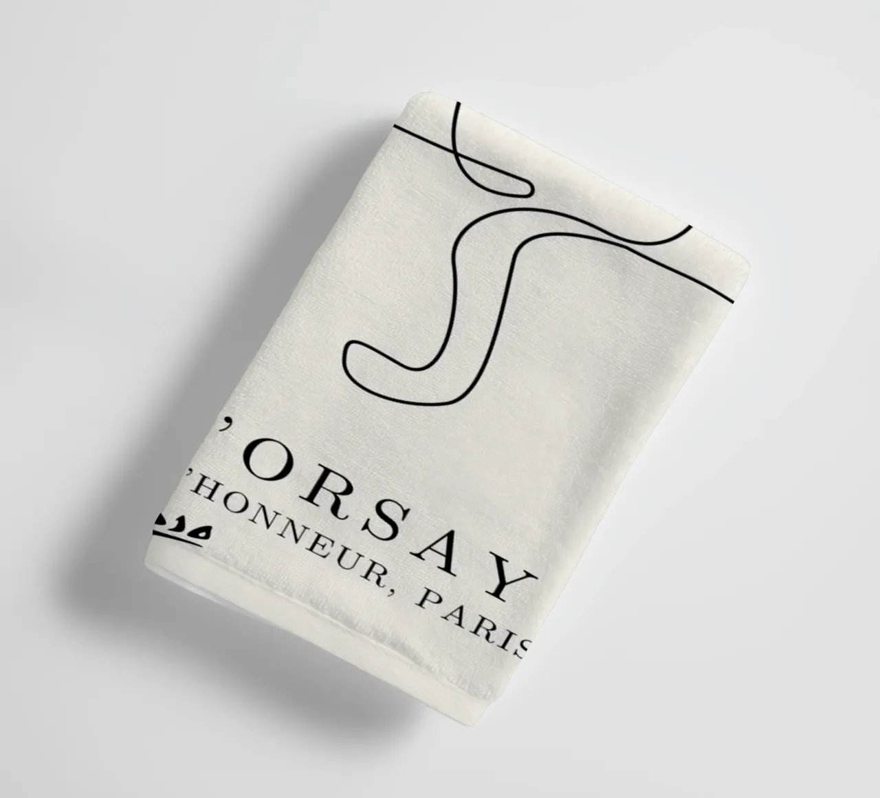 Picasso Cats Line Art Print | Minimalist Feline Sketch Mode towel by NorwesClub