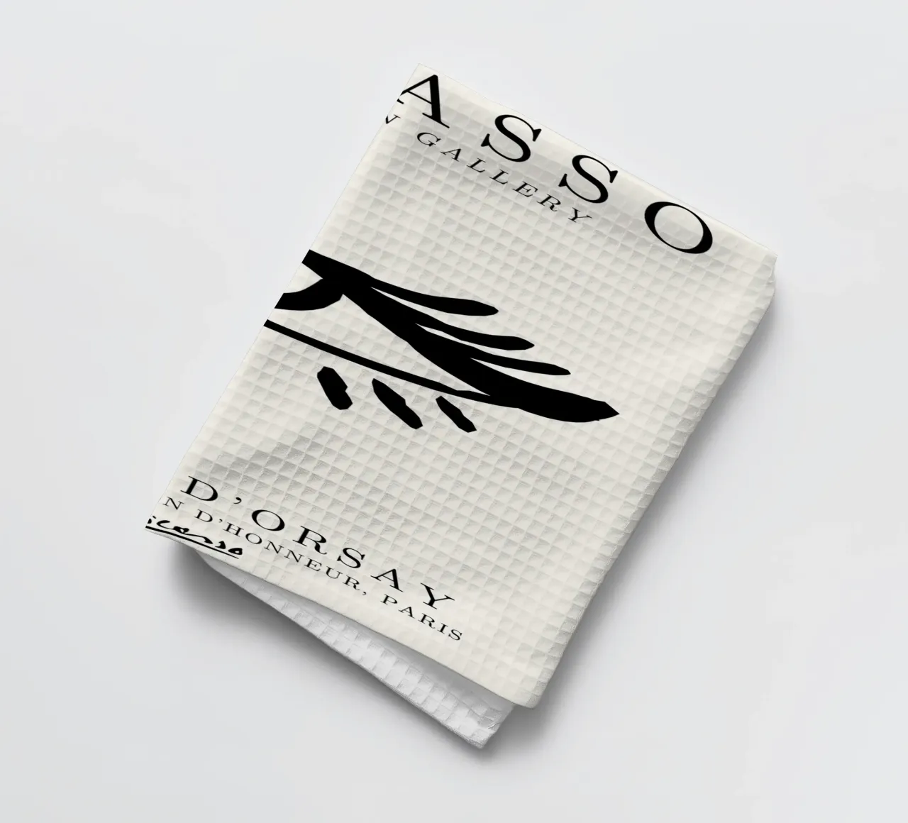 Picasso Eye Abstract Line Art Print | Expressionist Modern T Geschirrtuch von NorwesClub