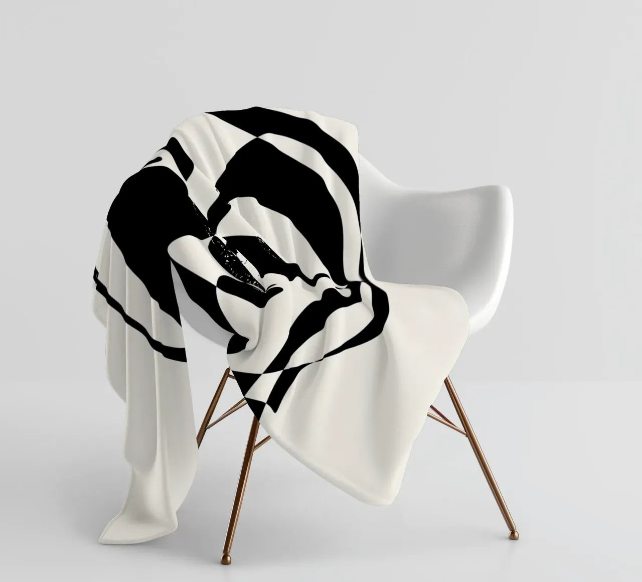 Picasso Abstract Face Mask Art Print | Cubist Modern Gallery fleece blanket by NorwesClub