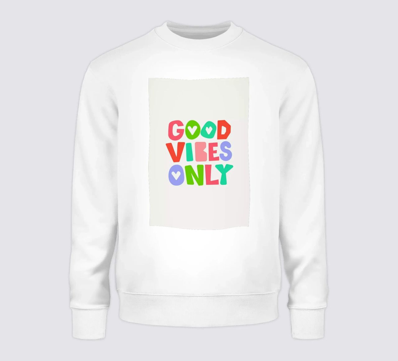 Good vibes only felpa da Pure