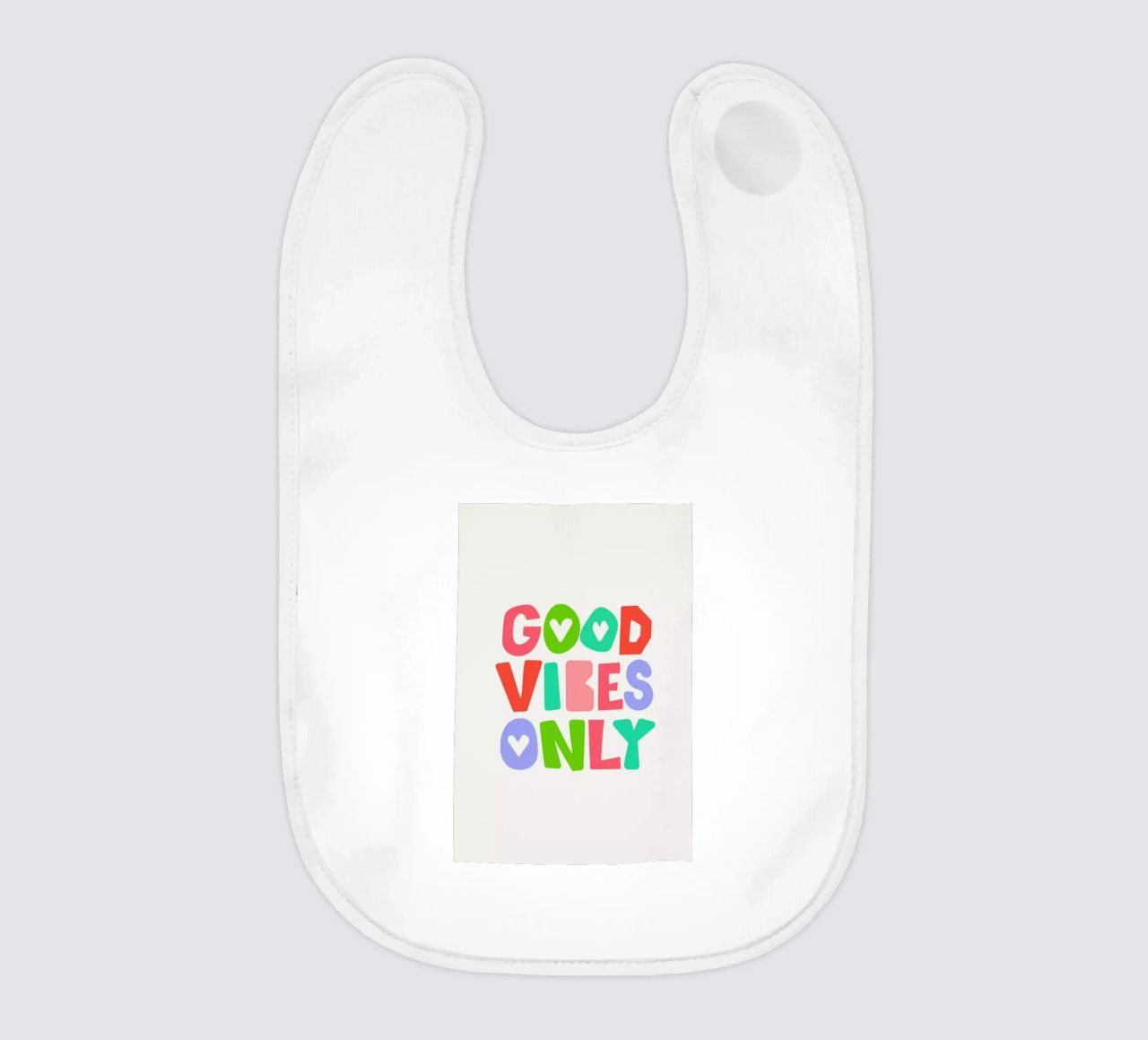 Good vibes only bavaglino da Pure