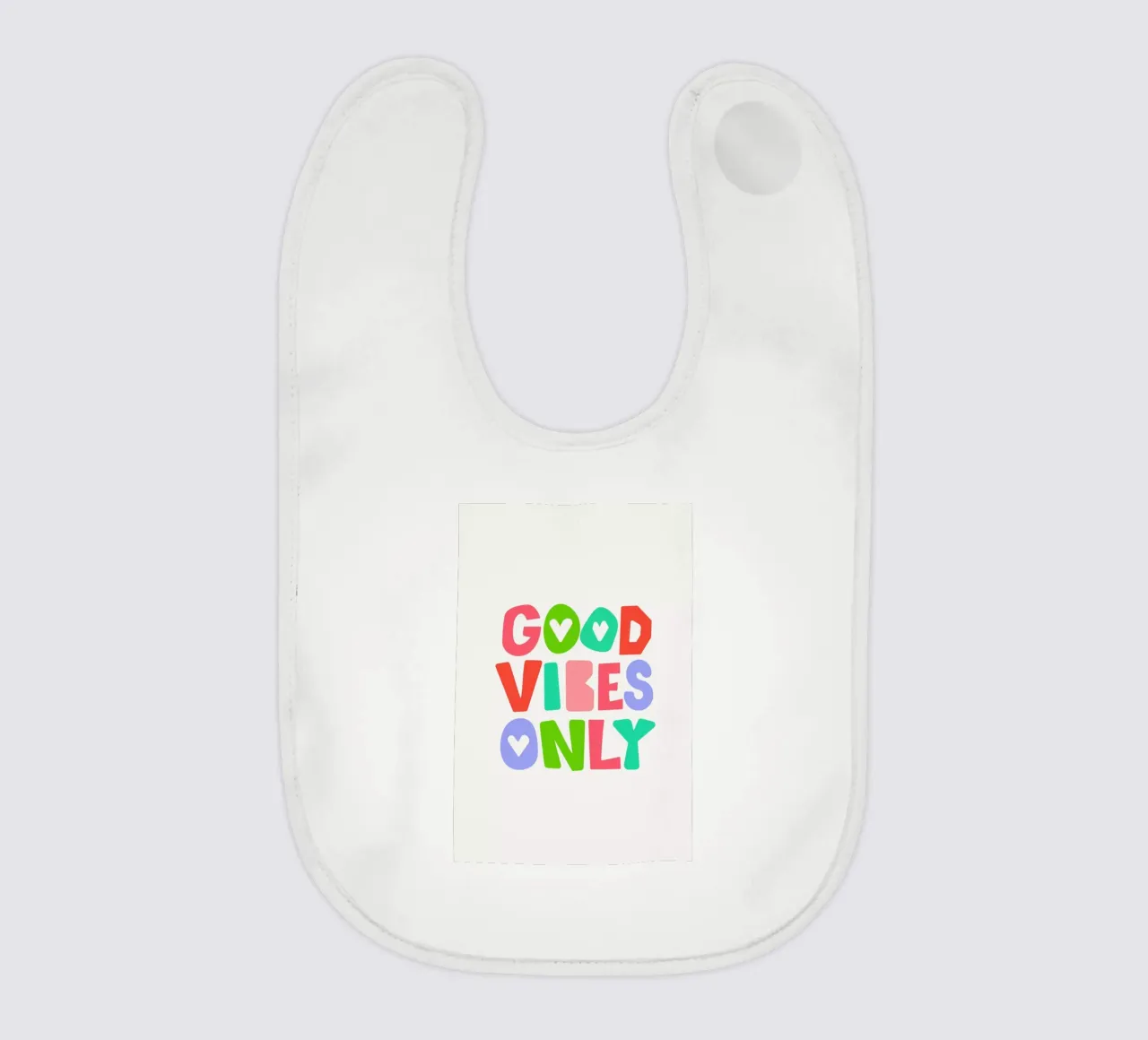 Good vibes only bavaglino da Pure