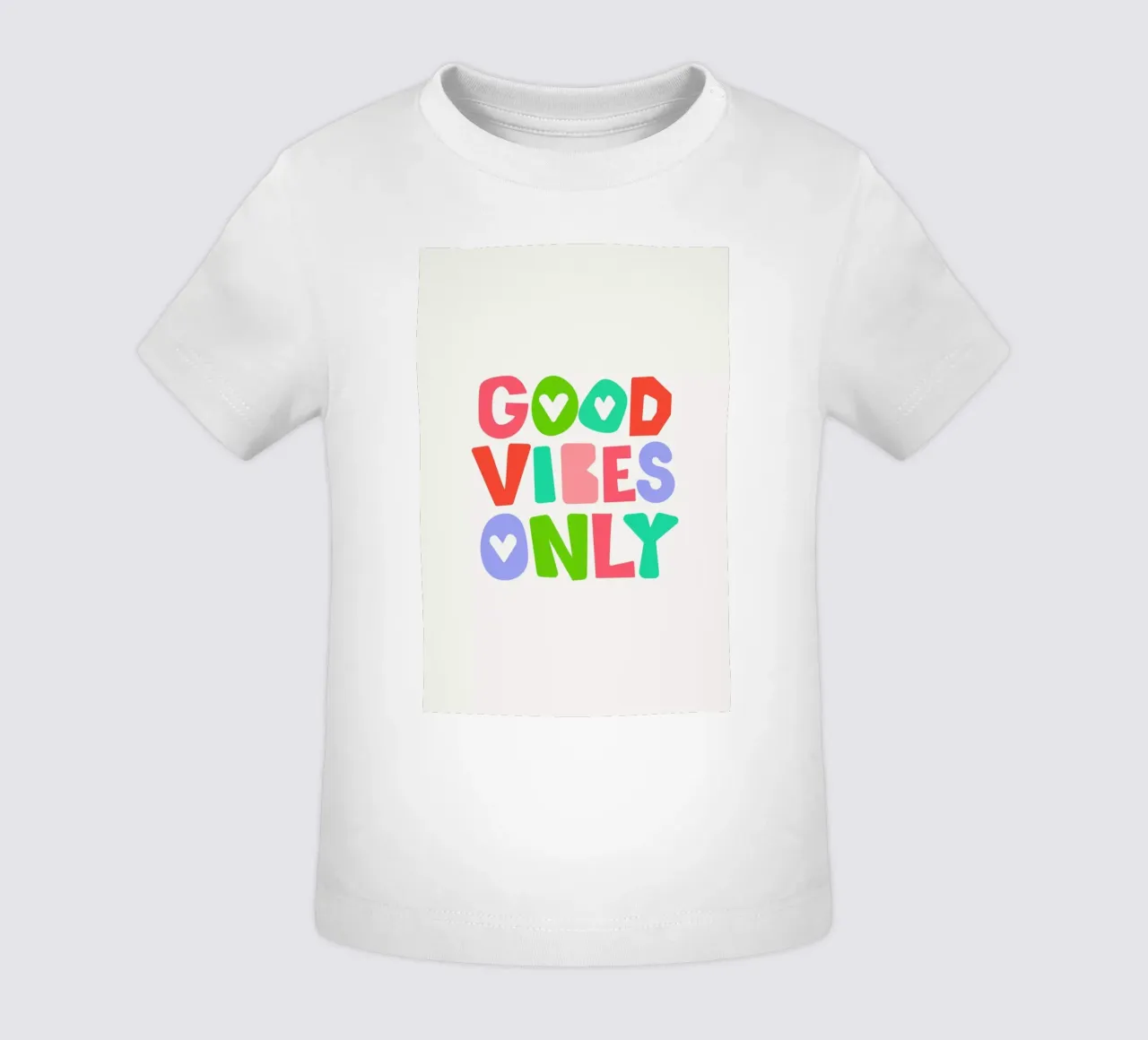 Good vibes only maglietta neonato da Pure