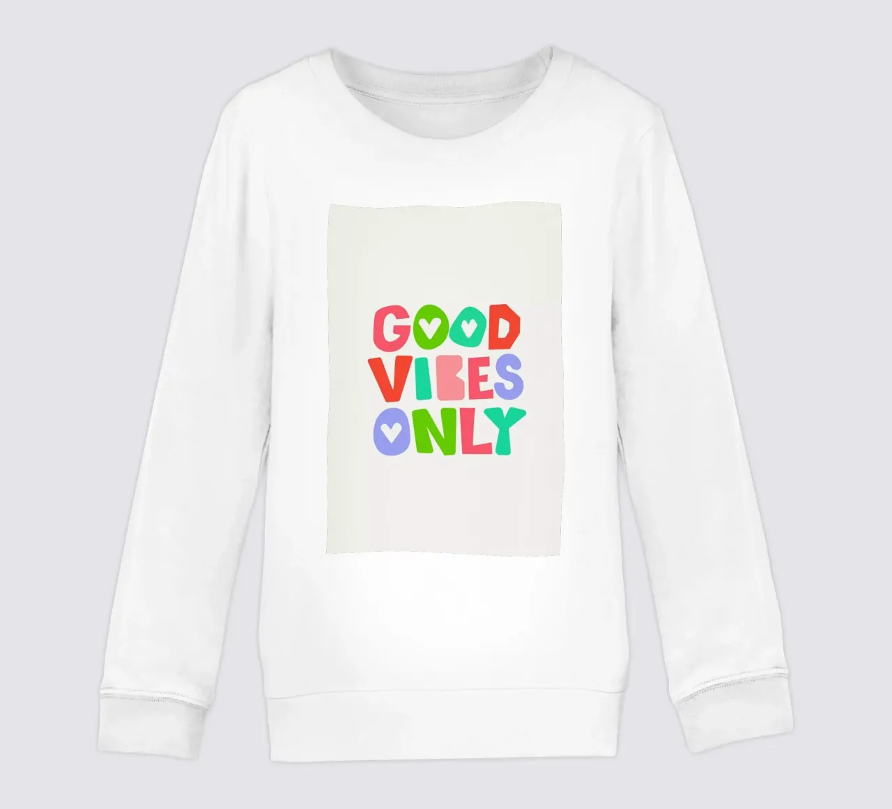 Good vibes only kids sweatshirt by Pure