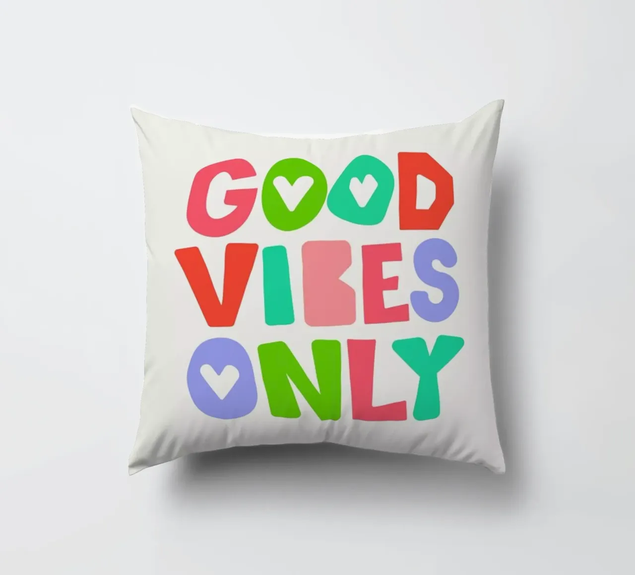 Good vibes only cuscino da Pure