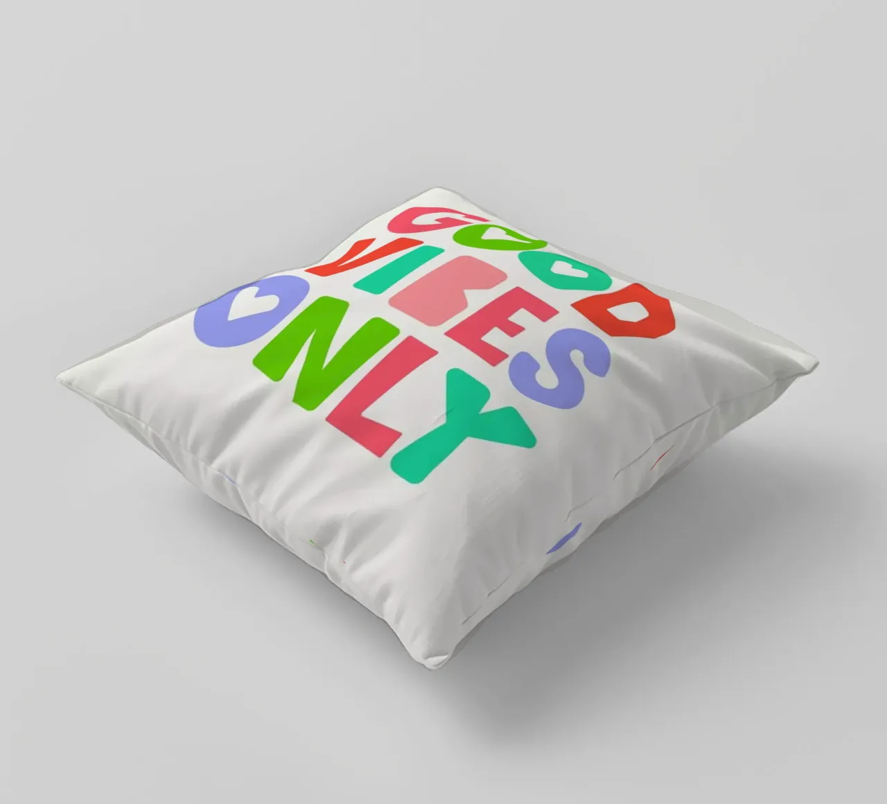 Good vibes only cuscino da Pure