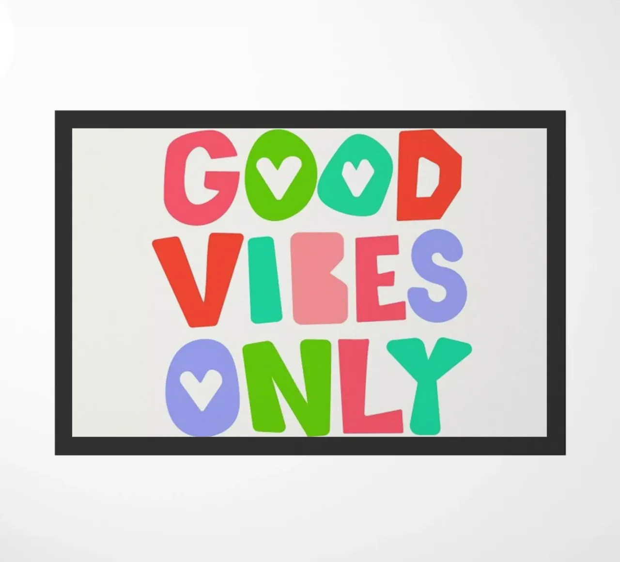 Good vibes only Fußmatte von Pure