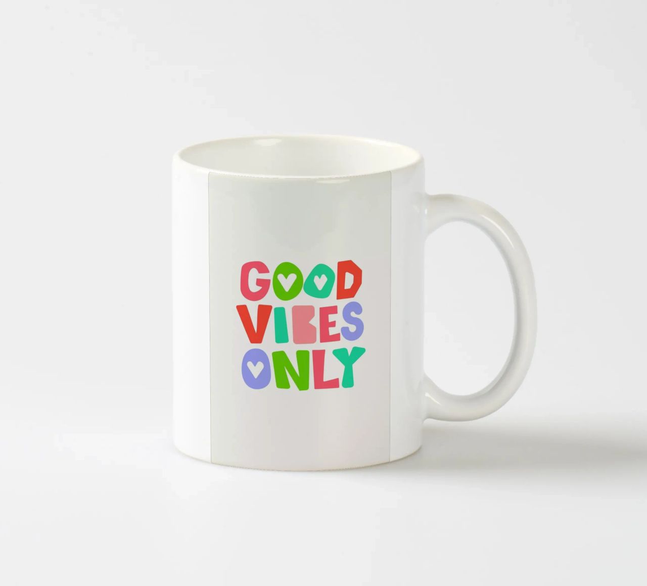 Good vibes only tazza in ceramica da Pure
