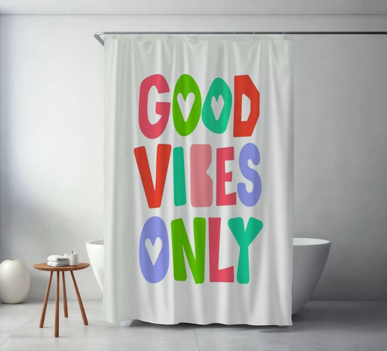 Good vibes only tenda da doccia da Pure