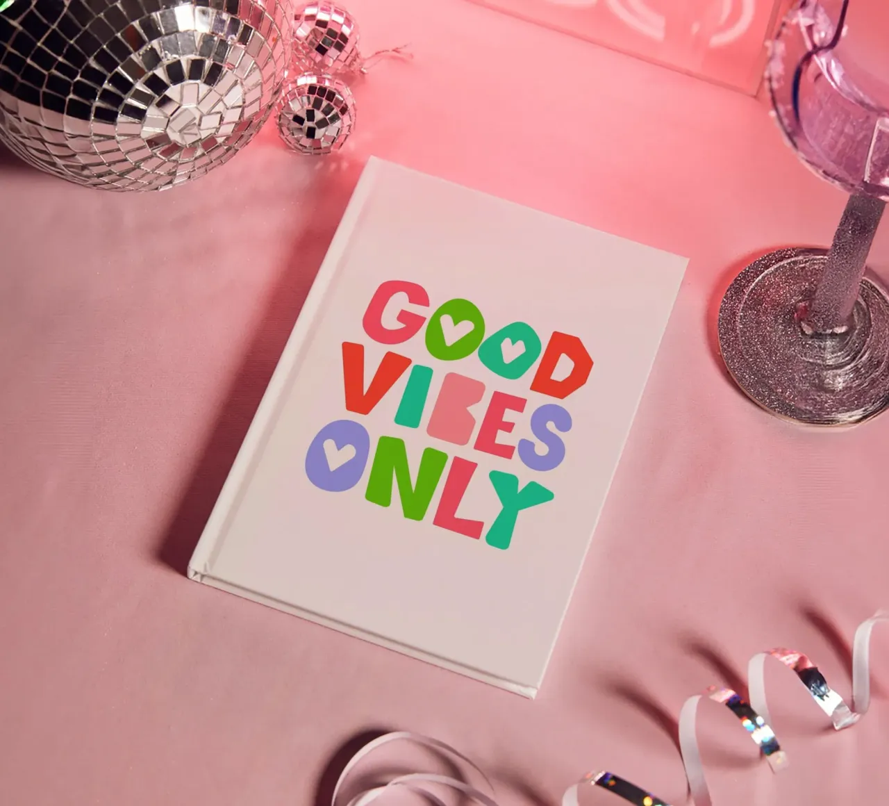 Good vibes only notebook by Pure