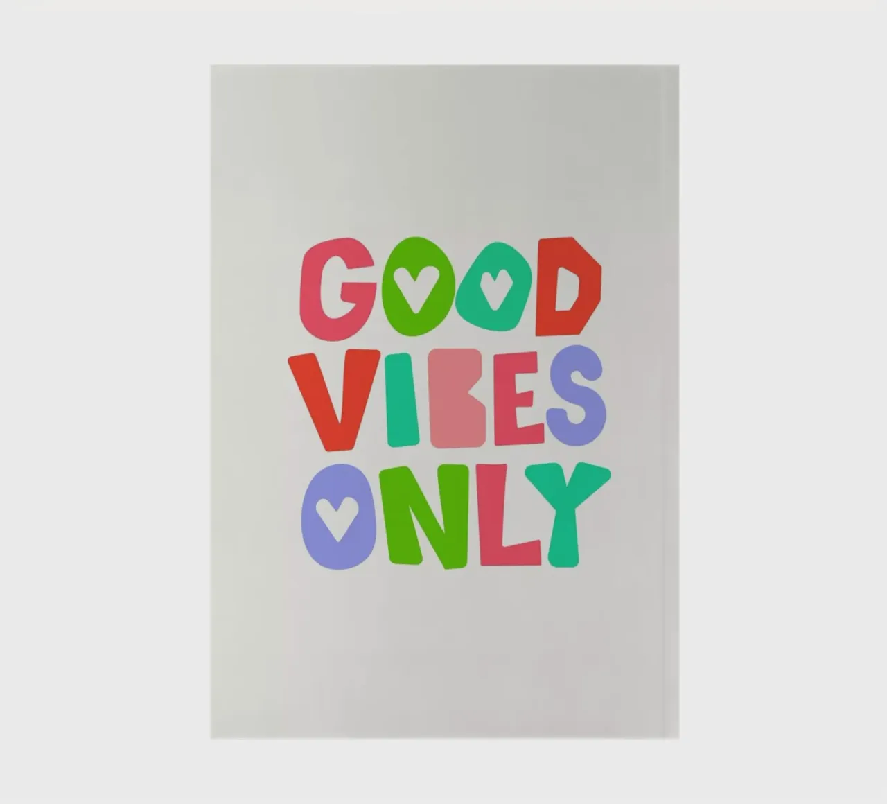 Good vibes only notebook by Pure