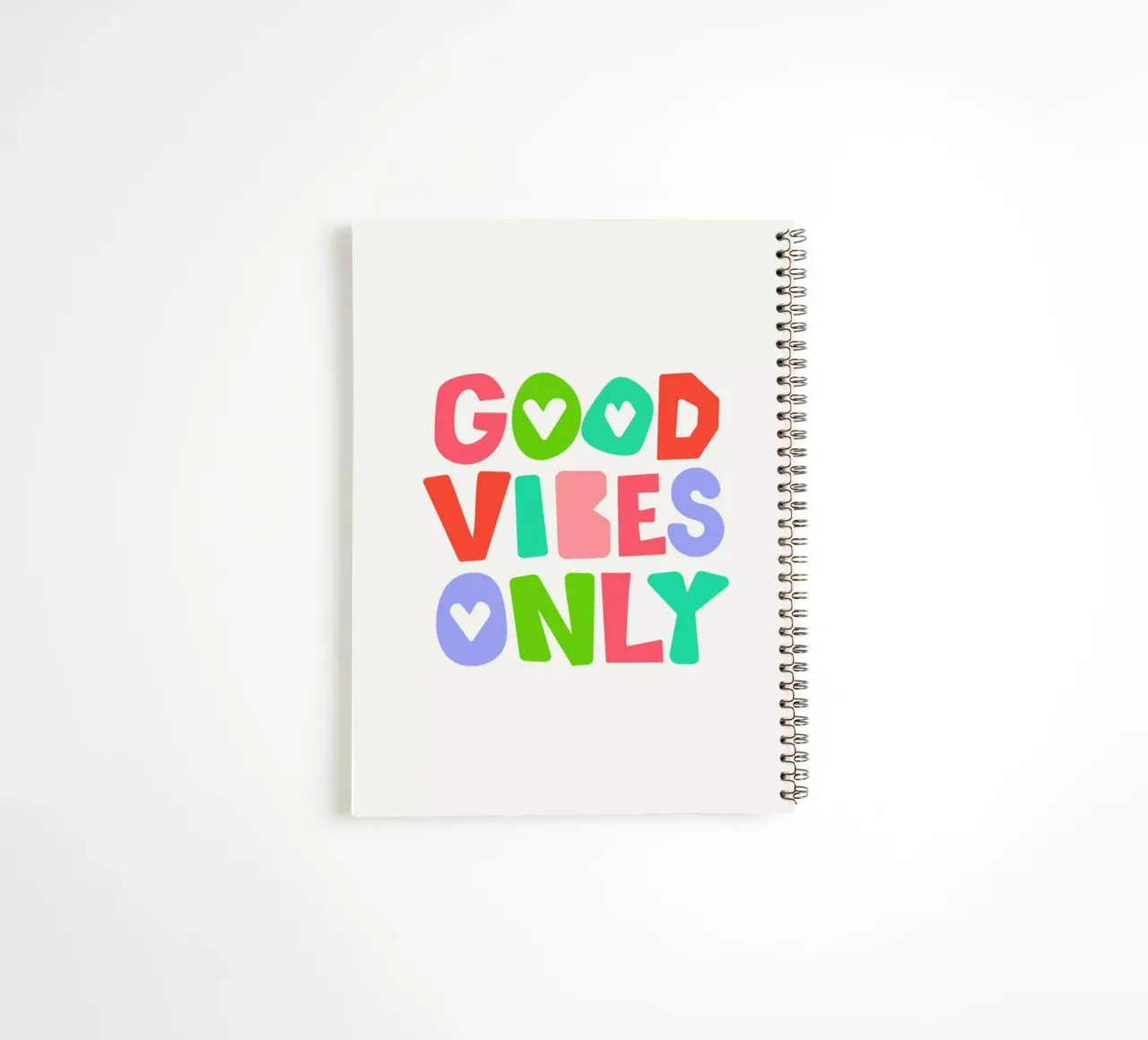 Good vibes only spiral notebook by Pure