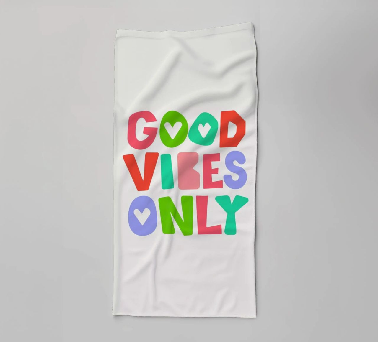 Good vibes only asciugamano da bagno da Pure