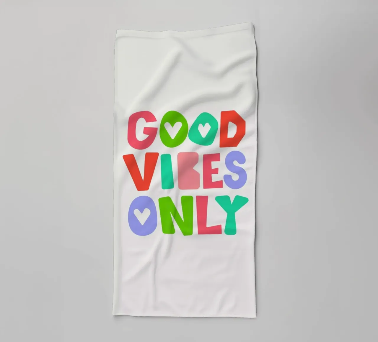 Good vibes only asciugamano da bagno da Pure