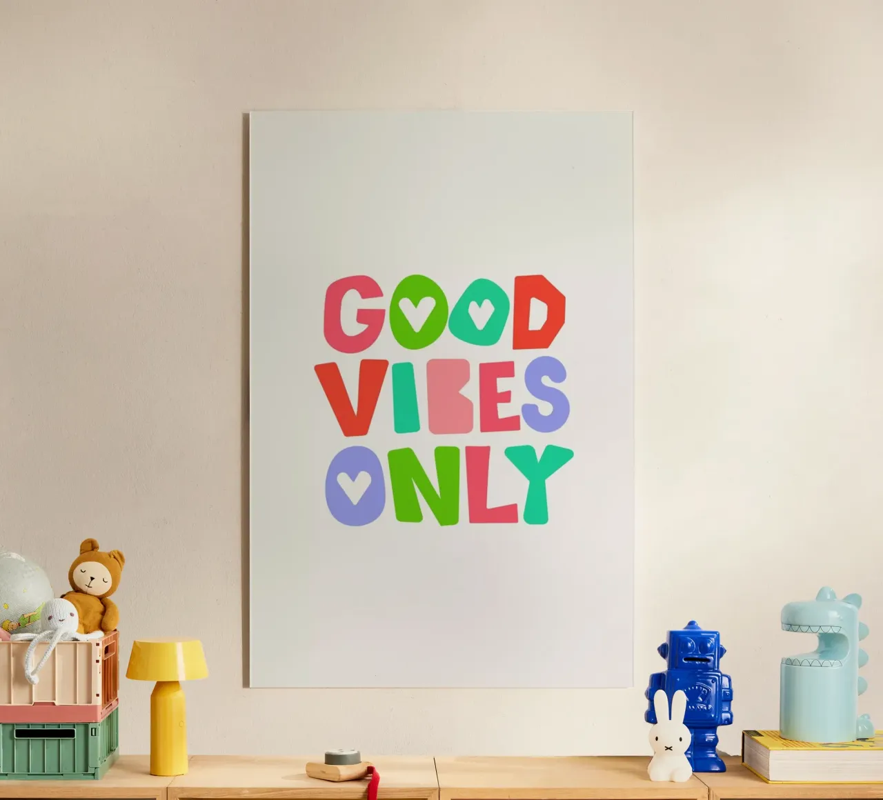 Good vibes only Acryl-Glas von Pure