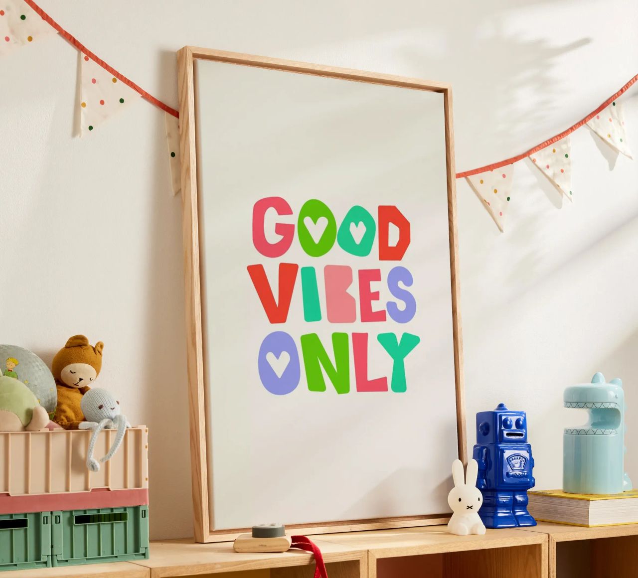Good vibes only tela da Pure