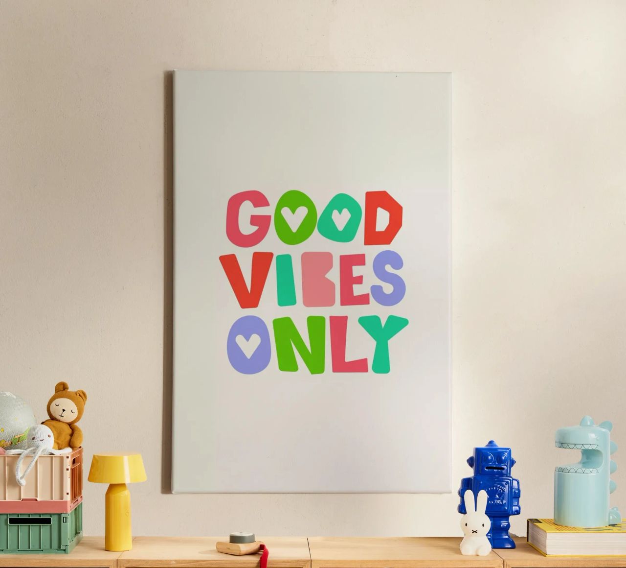 Good vibes only tela da Pure