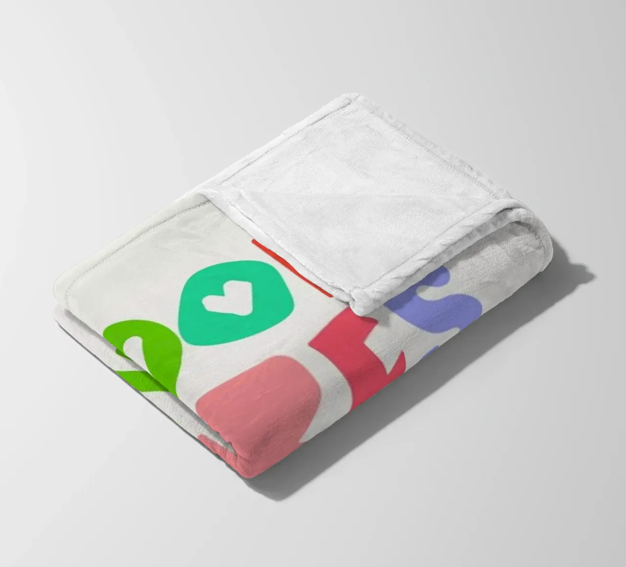 Good vibes only fleece blanket by Pure