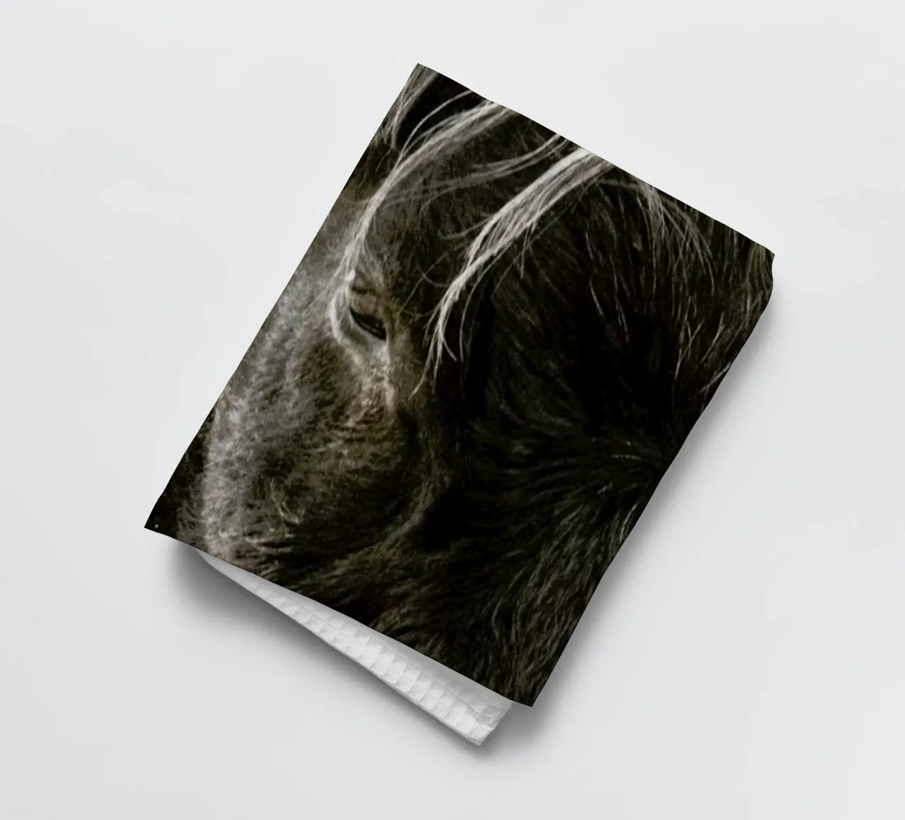 Bulls Head tea towel by Victoria Frost