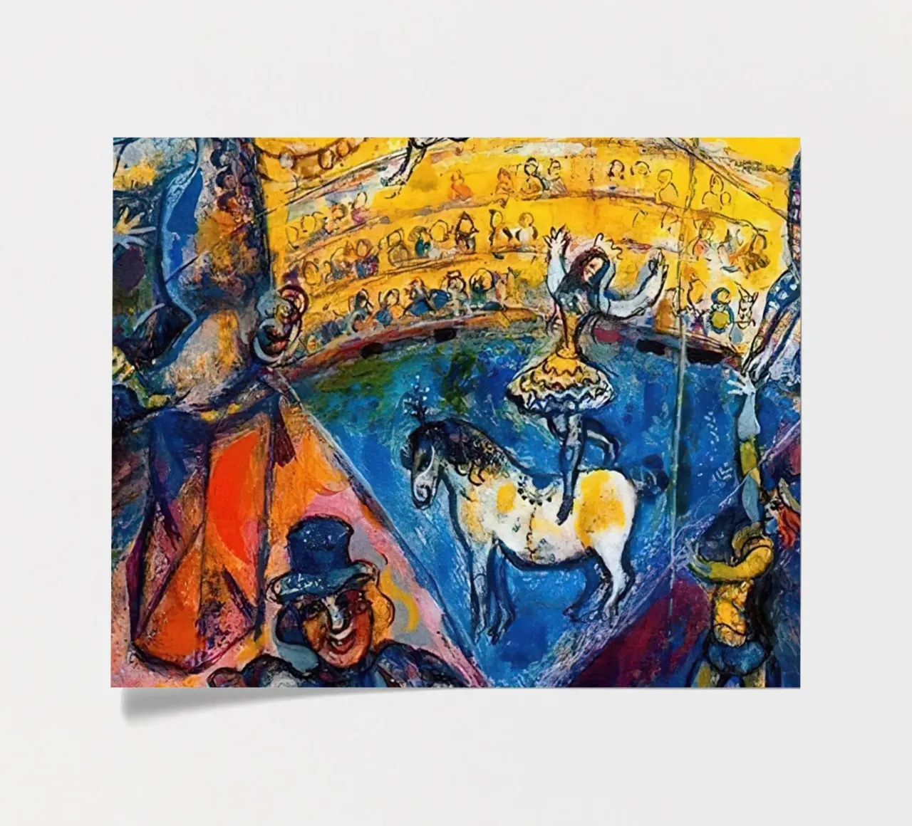 Marc Chagall Circus Horse sticker sheet by Kunze Gallery