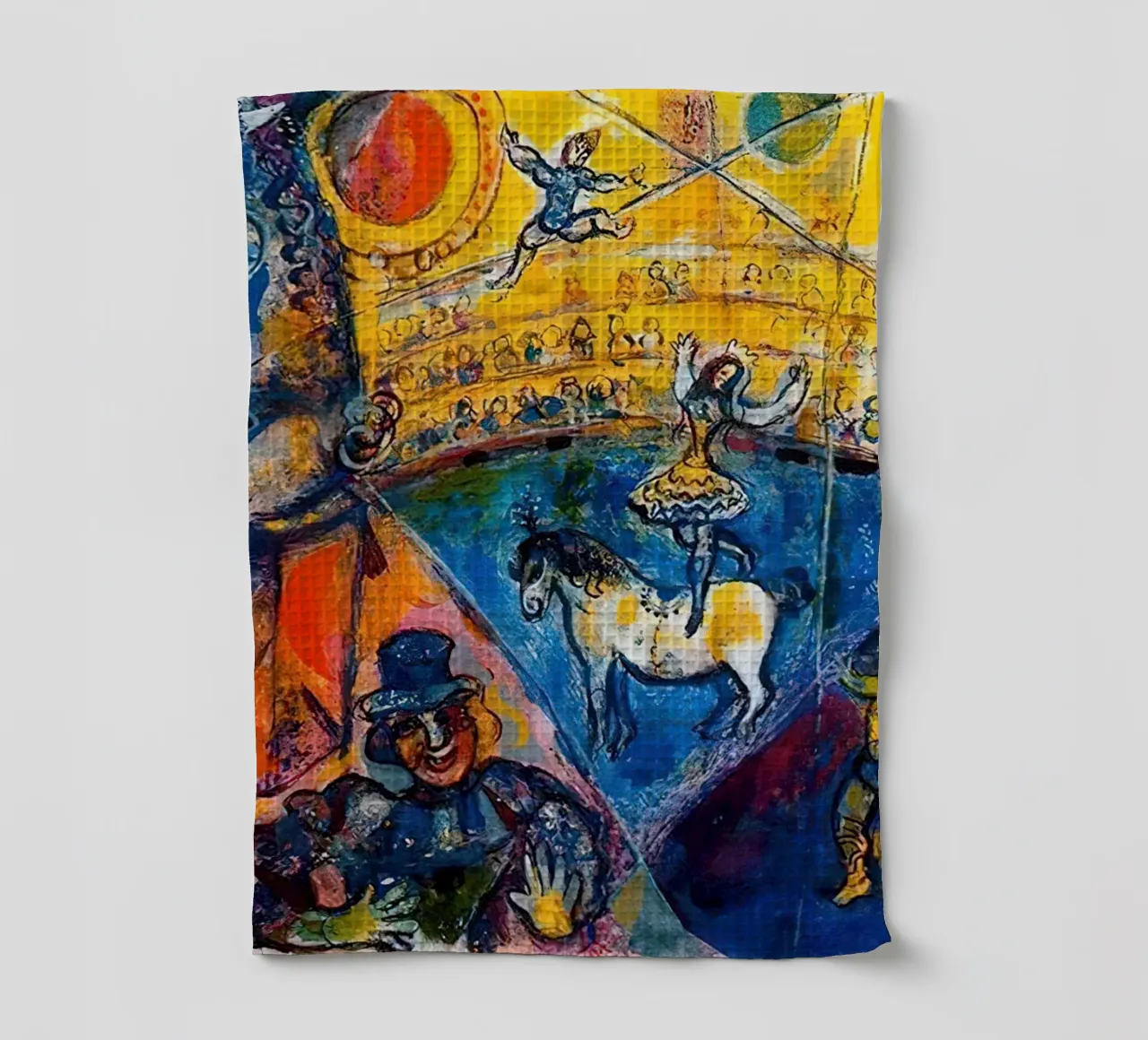 Cavallo del circo Marc Chagall canovaccio da cucina da Kunze Gallery
