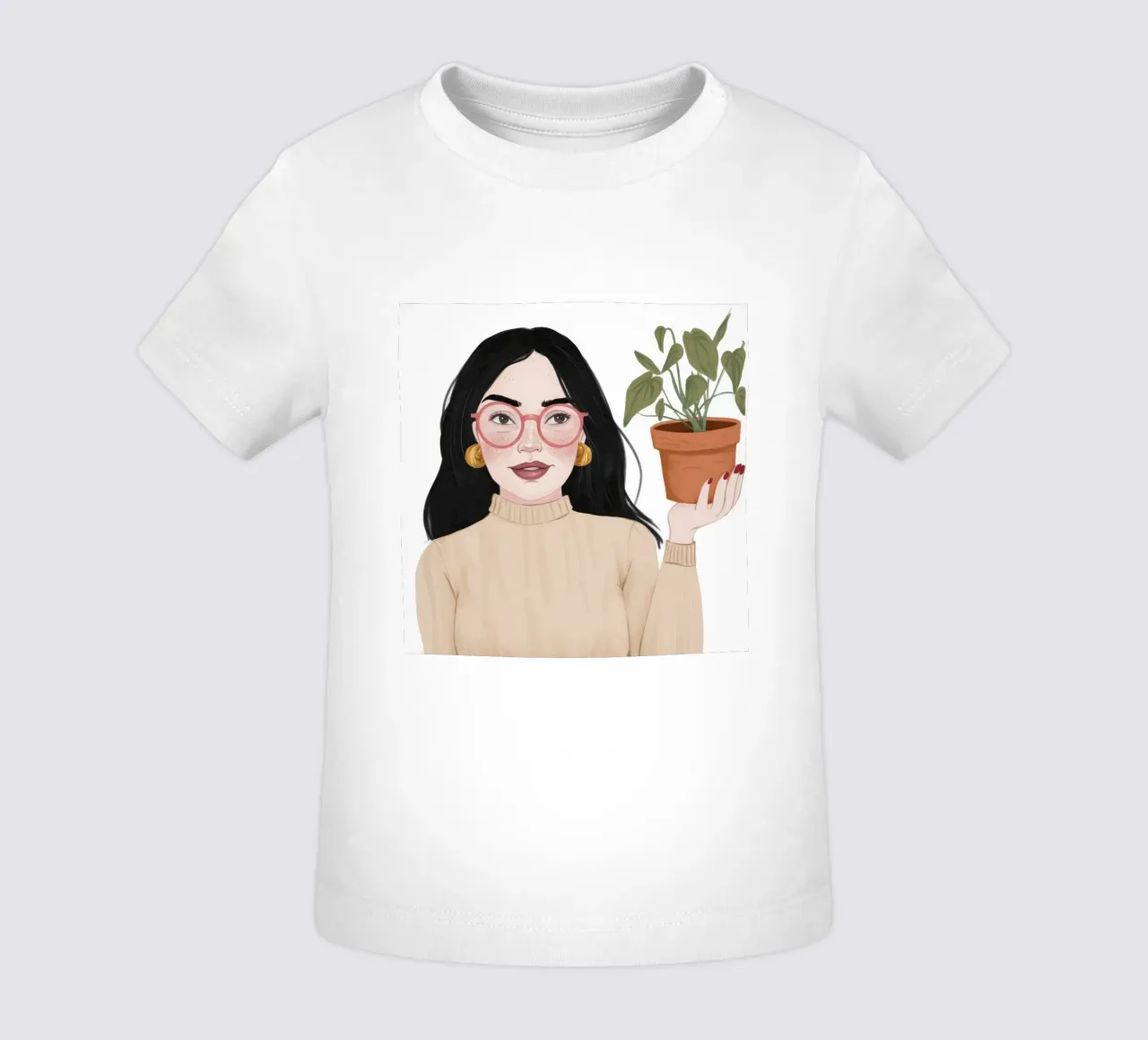 Botanisches Gleichgewicht Baby T-Shirt von Petal Canvas