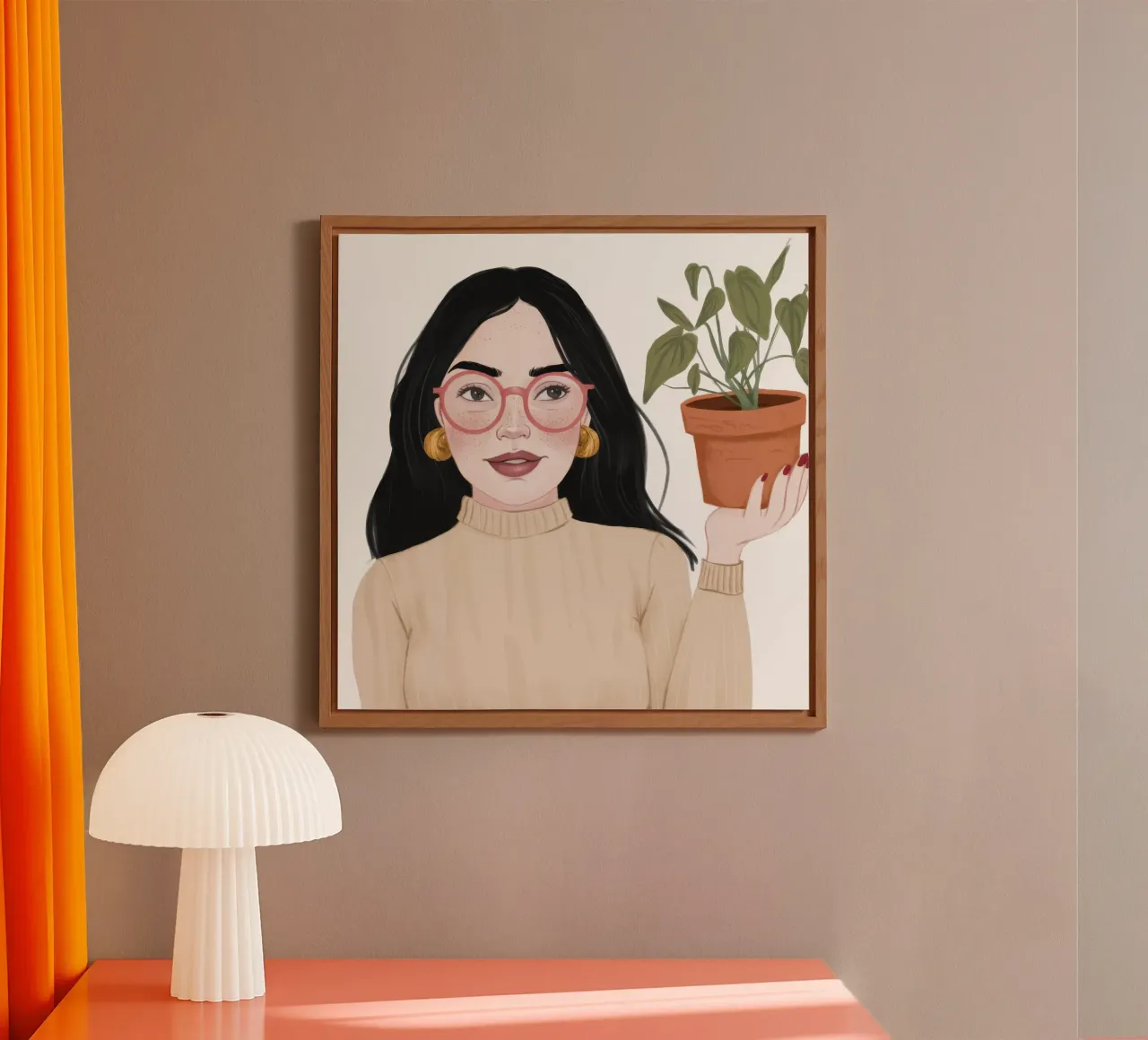 Equilibrio botanico alluminio dibond da Petal Canvas