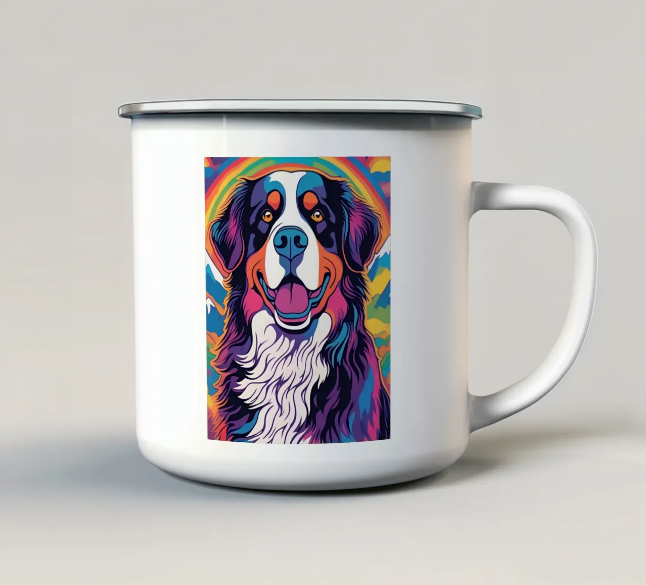 Bernersennen in Bunt #19 tazza in smalto da Yumis.Beargang.and.Me