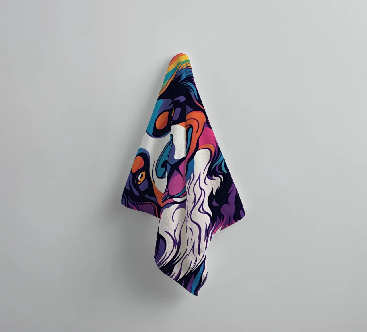 Bernersennen in Bunt #19 towel by Yumis.Beargang.and.Me