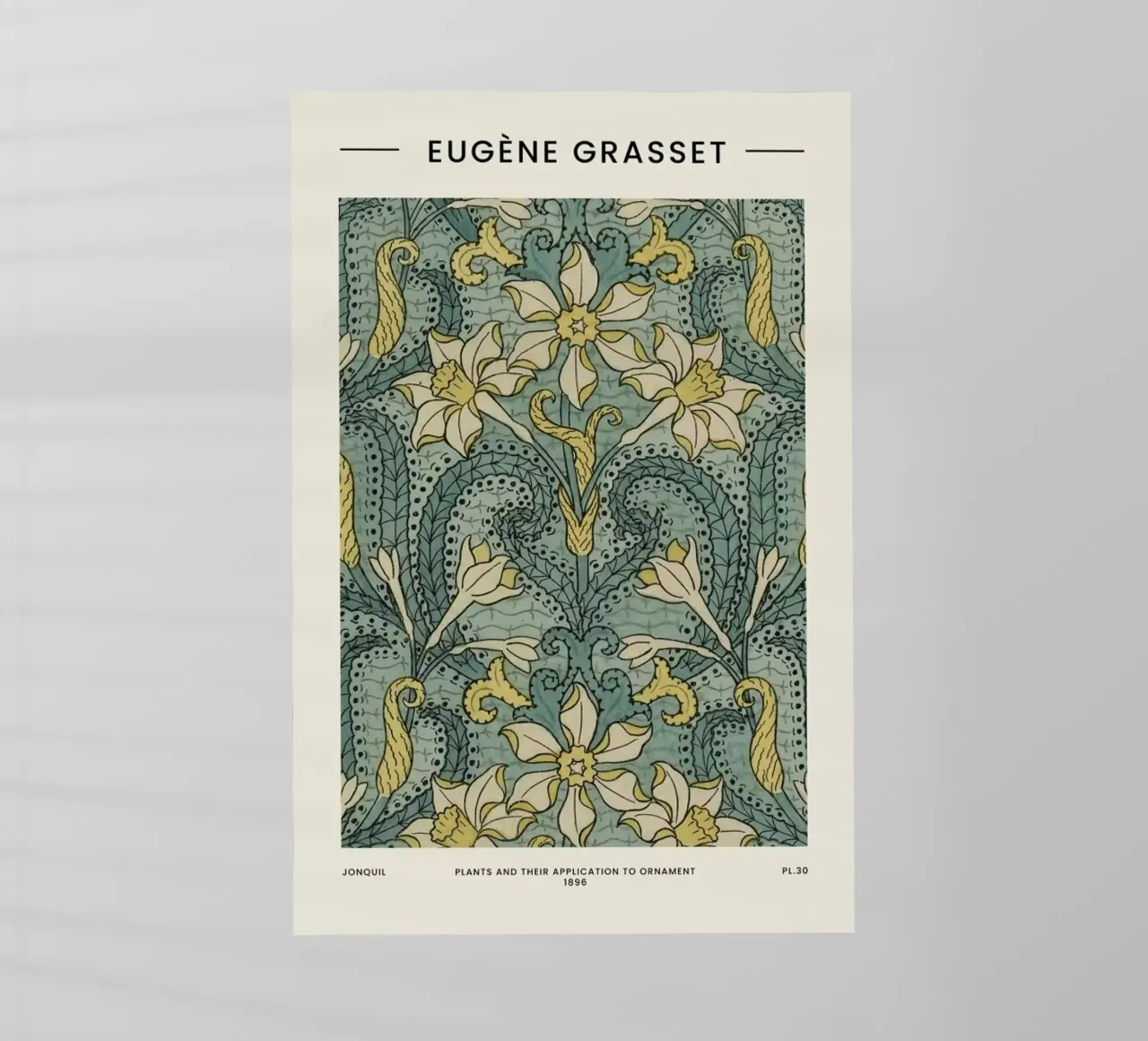 Grasset - Jonquil pellicola backlit da Vintage by JUNIQE