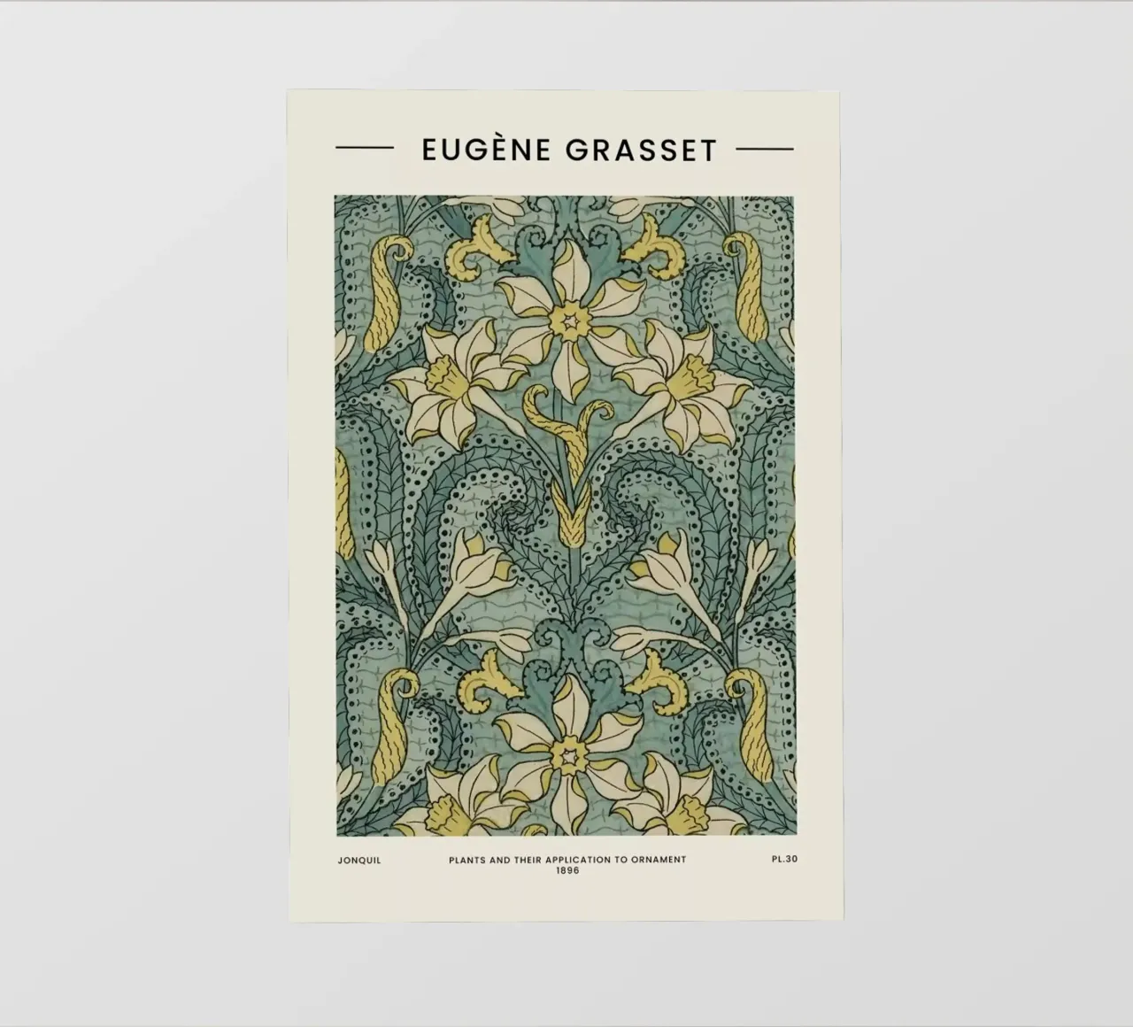 Grasset - Jonquil pellicola backlit da Vintage by JUNIQE