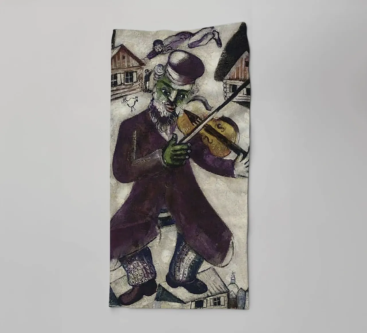Marc Chagall Violoniste vert serviette de bain de Kunze Gallery