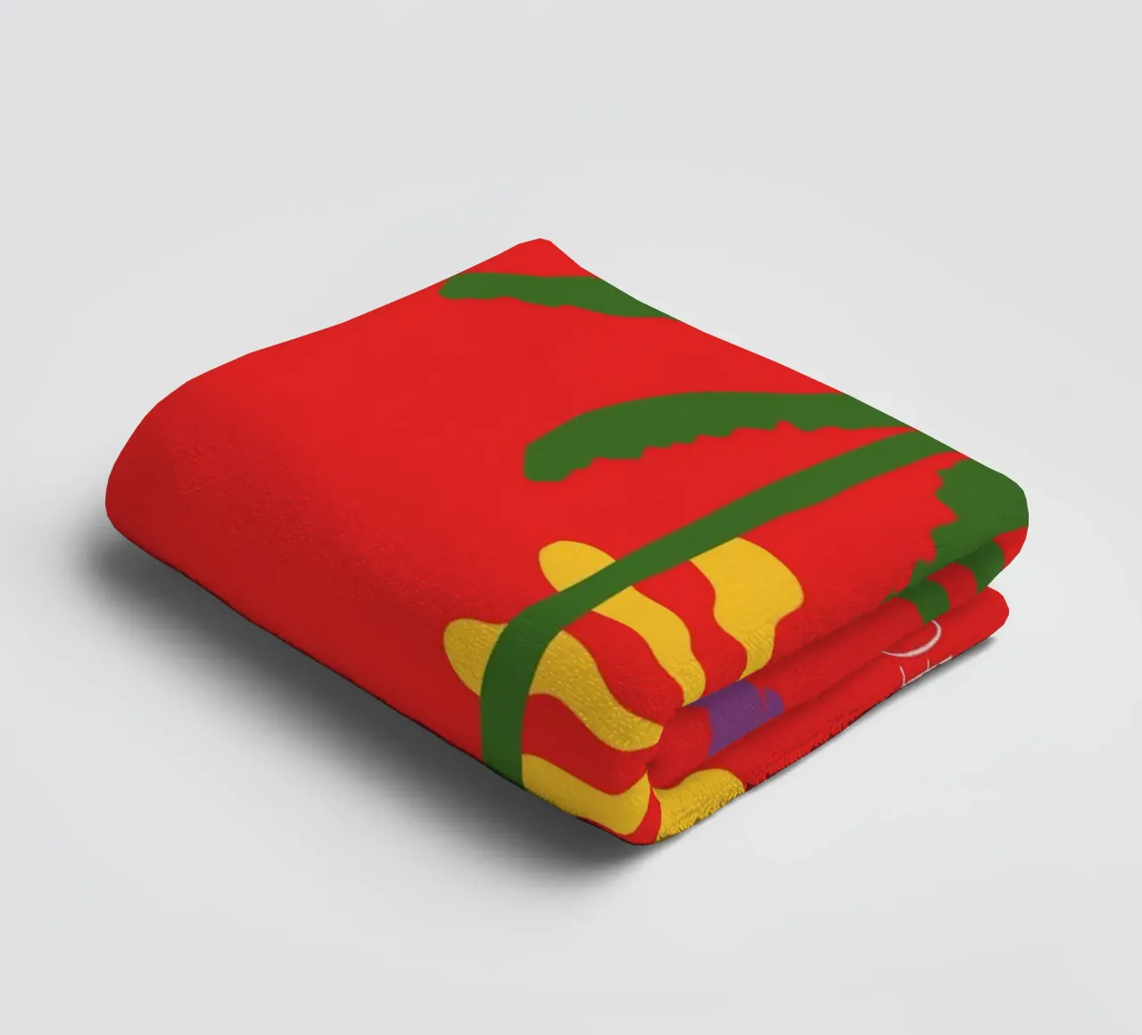 Santa Monica Sun & Palm - California Pop Art Beach Print asciugamano da bagno da NorwesClub
