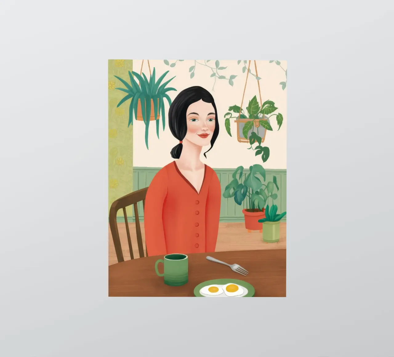 Breakfast Botanical sticker by Petal Canvas