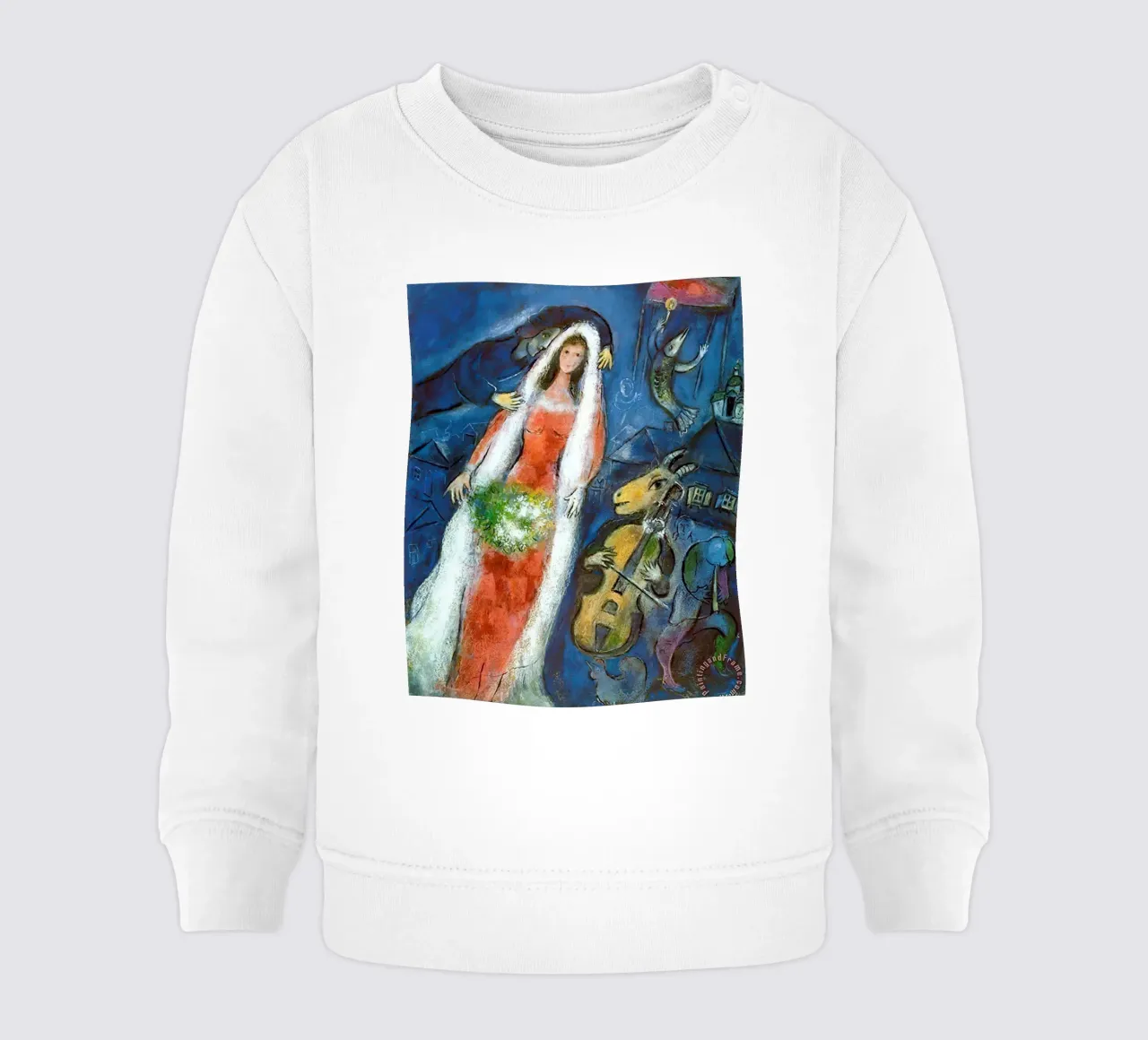 Marc Chagall La Mariee sudadera de bebé de Kunze Gallery