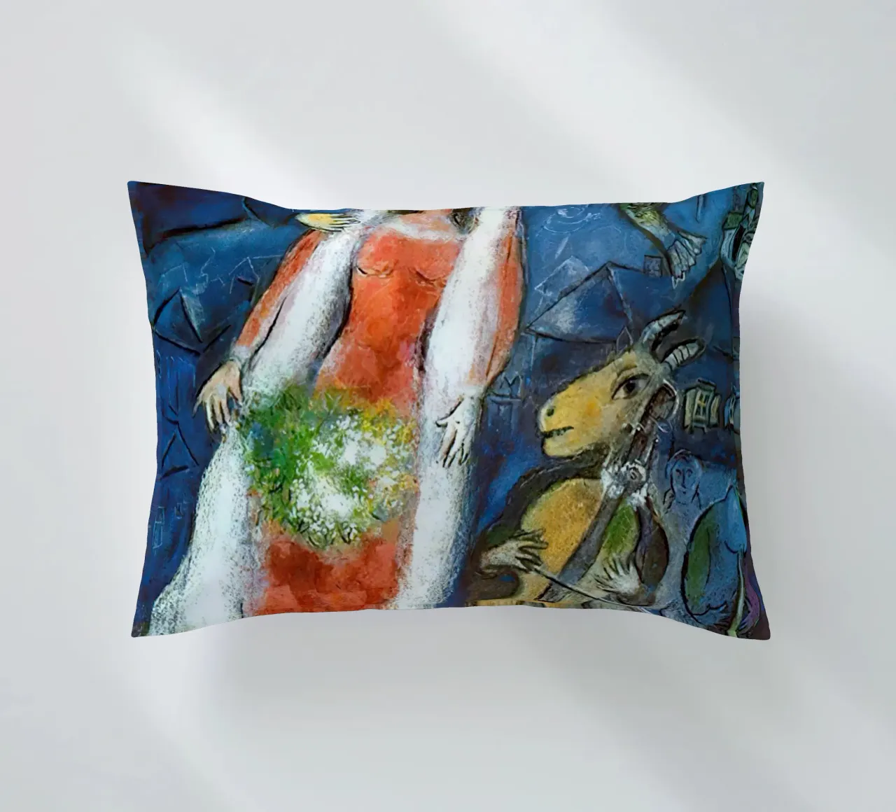 Marc Chagall La Mariee cuscino da Kunze Gallery