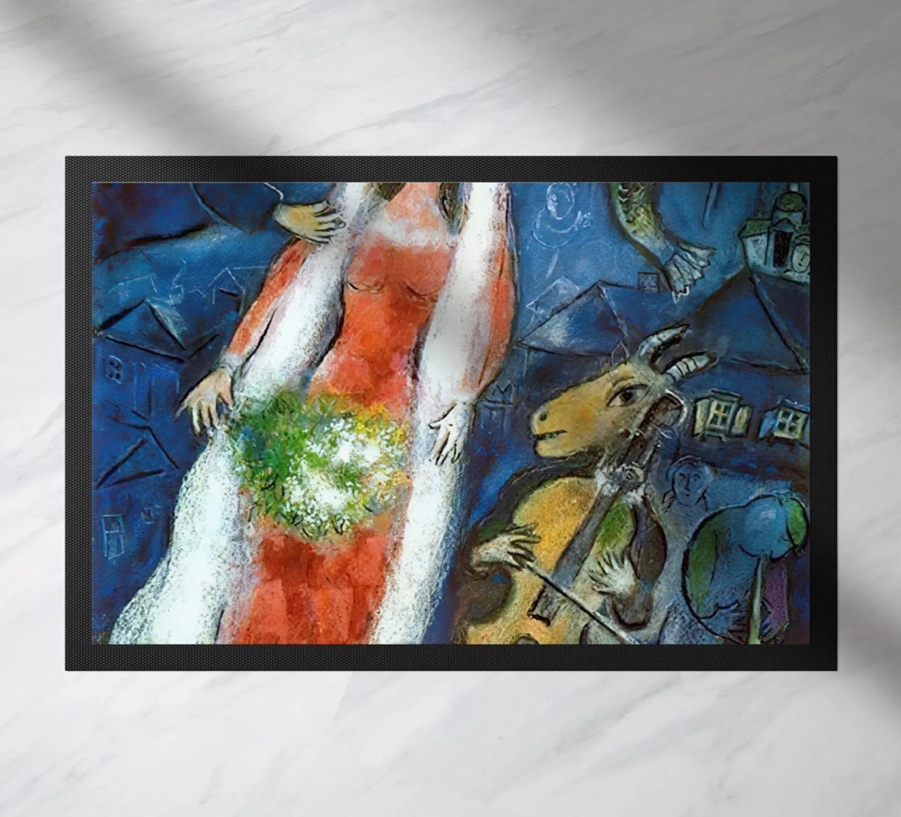 Marc Chagall La Mariee zerbino da Kunze Gallery